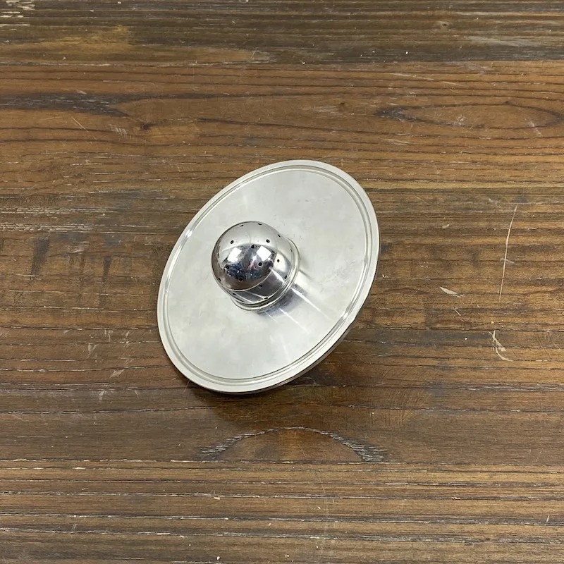 Плоская Торцевая крышка 3 &quotTri Clamp шаровой спрей 1/4&quot Мужская нить SS304|male thread|spray