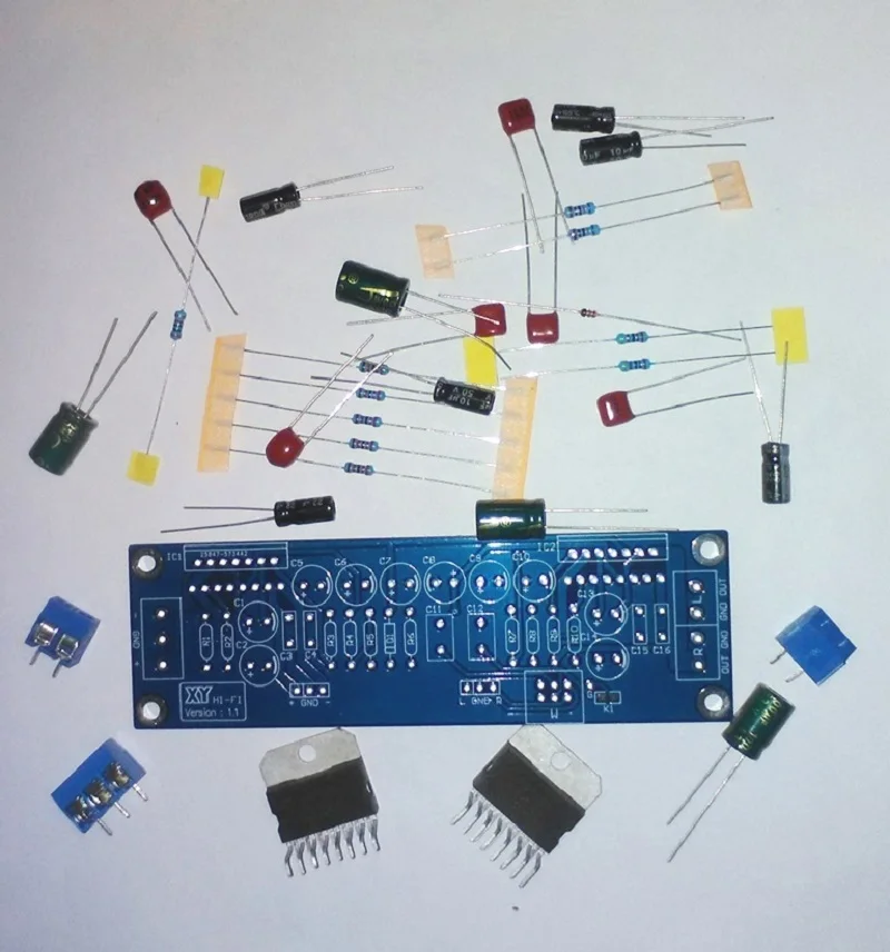 Набор для сборки Усилитель Двухканальный 2*80Вт TDA 7293 Конструктор DIY amplifier kit |