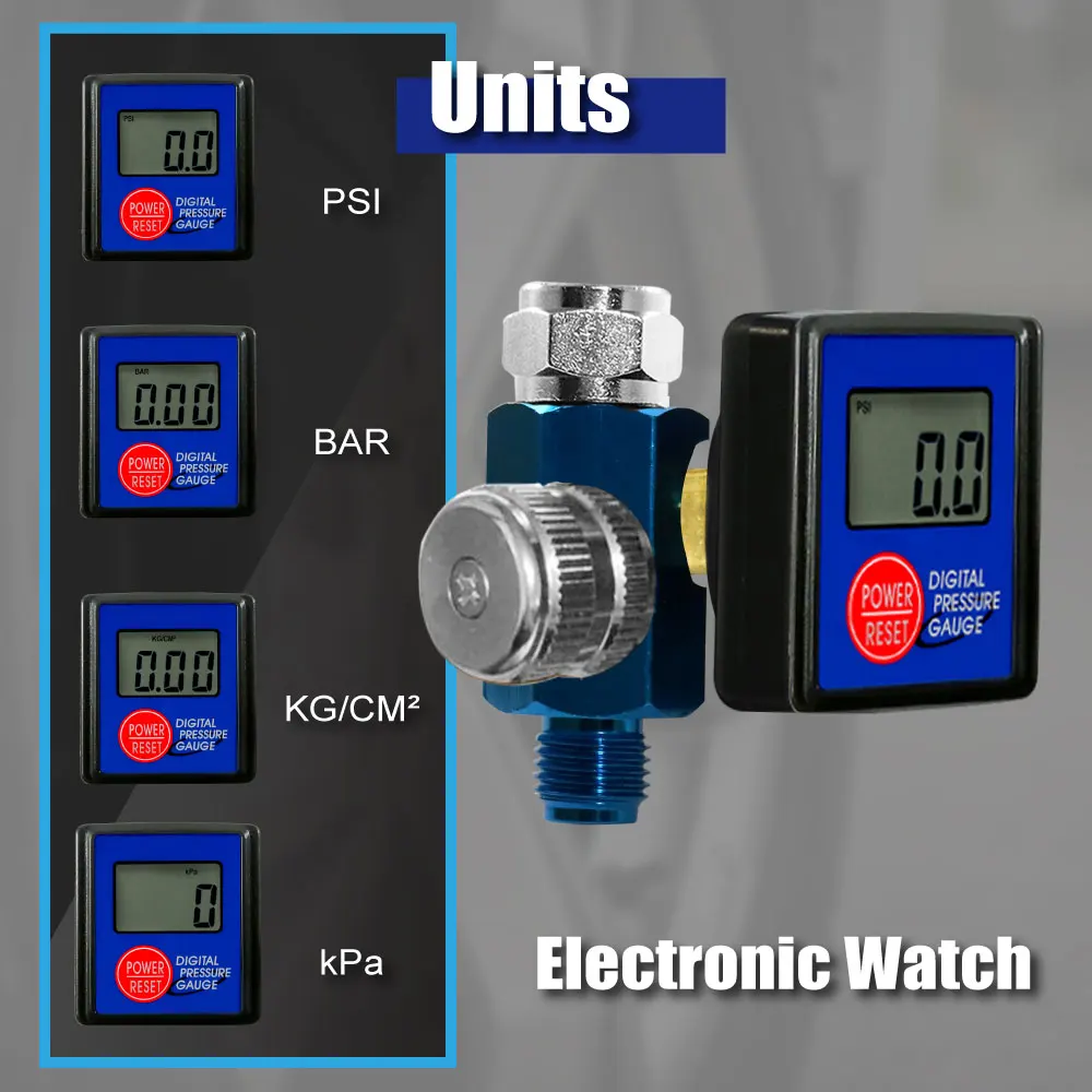 LEMATEC 1/4 &quotцифровой регулятор давления воздуха высокоточный цифровой манометр