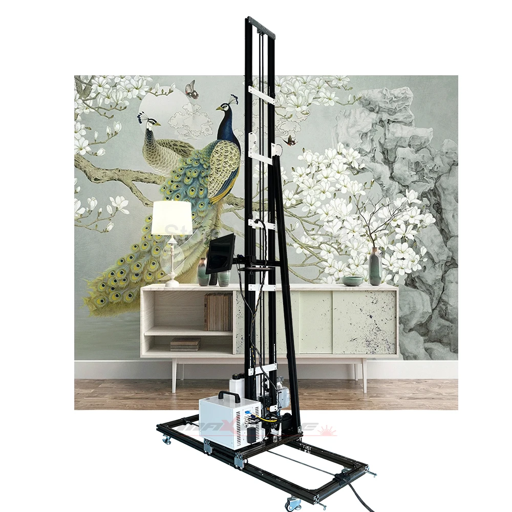 Автоматический портативный вертикальный 3D струйный принтер для настенной