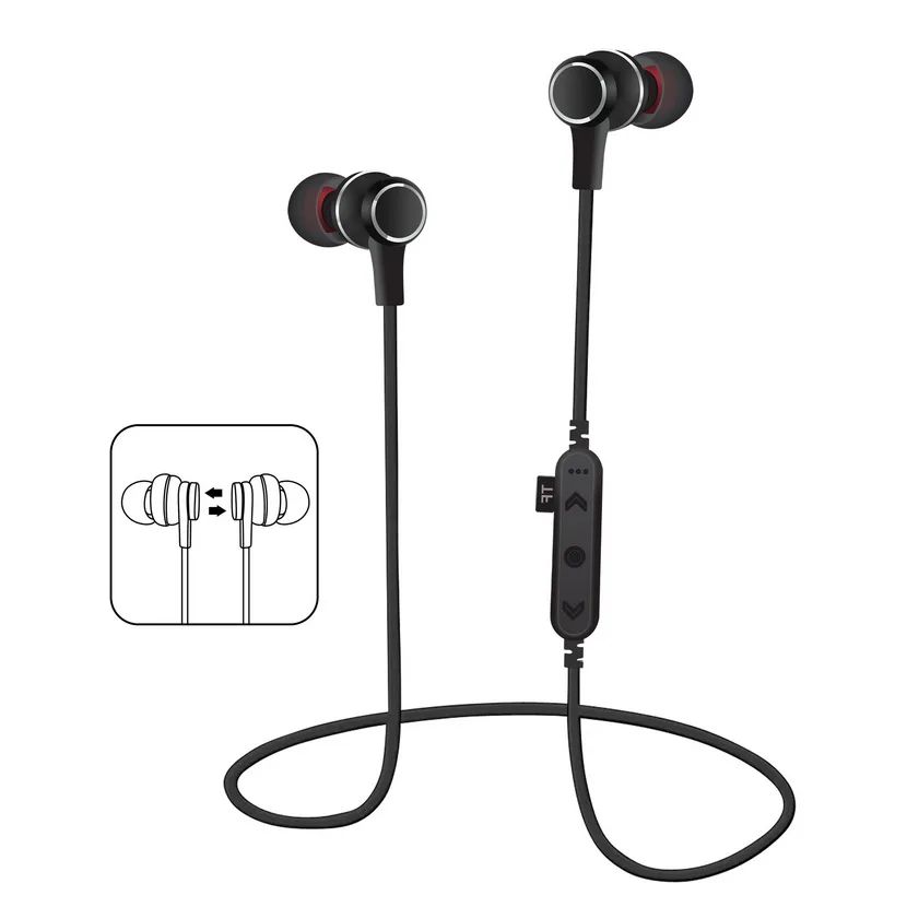 

KPHRTEK MS-T12 Bluetooth Earphone Wireless earphones Bluetooth Headset sports in-ear earphones Magnetic wireless With Mic