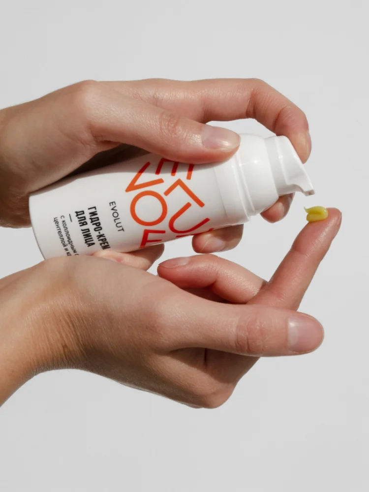 Матирующий гидро крем EVOLUT для лица с серебром. Для комби и жирной кожи. 50мл