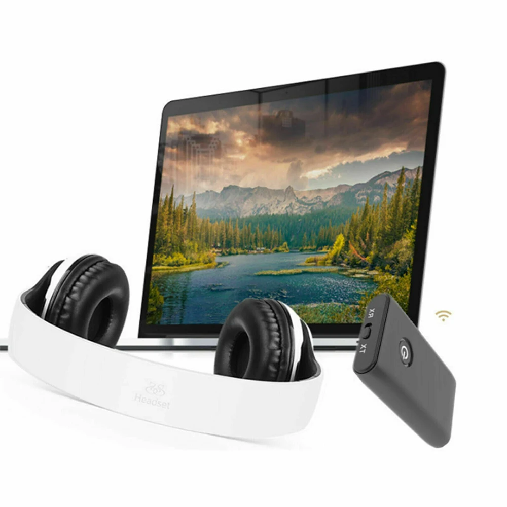 2 в 1 Bluetooth 5 0 передатчик приемник беспроводной Hifi музыка аудио 3 мм разъем USB Aux
