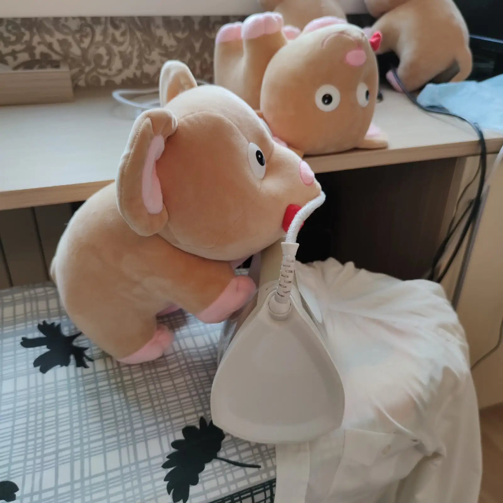 Мягкие игрушки 21 см хомяк подарок на новый год аналог акула Ikea кактус челюсти