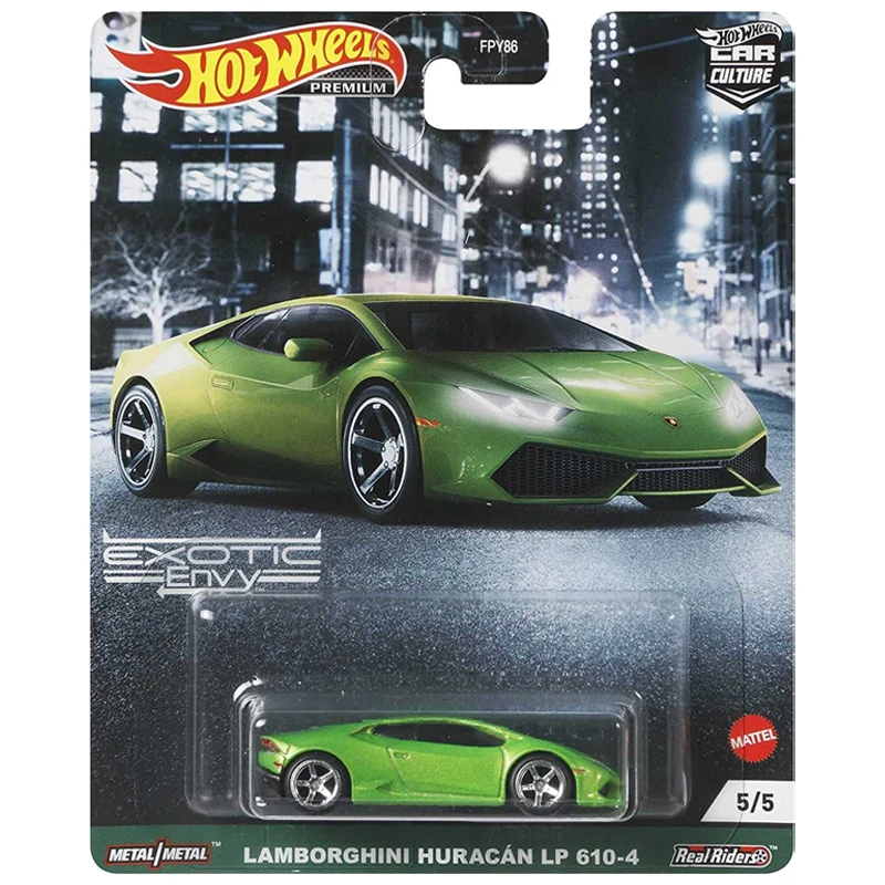 

Hot Wheels NEW Car Culture FPY86 - Lamborghini Ulacan LP 610-4 Diecast Metal Case McLaren - Bugatti Toys For Children Mercedes