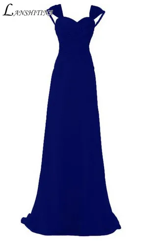 

A-Line Sweetheart Floor Length Pleat Chiffon Evening Dress with Beading