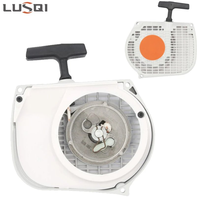 

LUSQI Oil Chainsaw Pull Recoil Starter Fit Stihl Engine Parts 038 MS380 MS381 Gasoline Engine Starter Repair Part