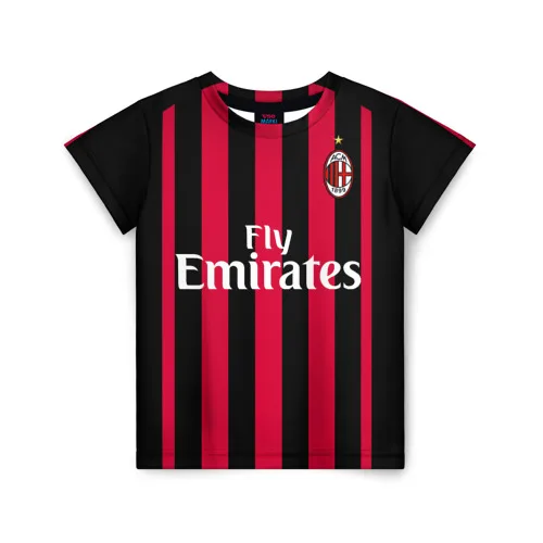Детская футболка 3D Milan home 18-19 | одежда и обувь