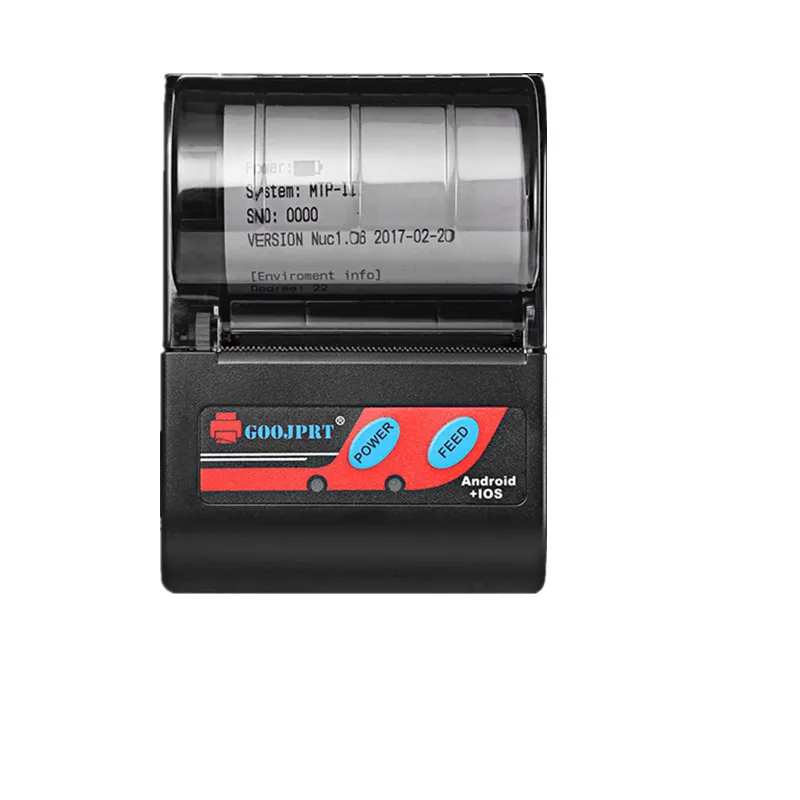 GOOJPRT Bluetooth 4 0 термопринтер Мини 58 мм USB Мобильный POS чековый принтер для