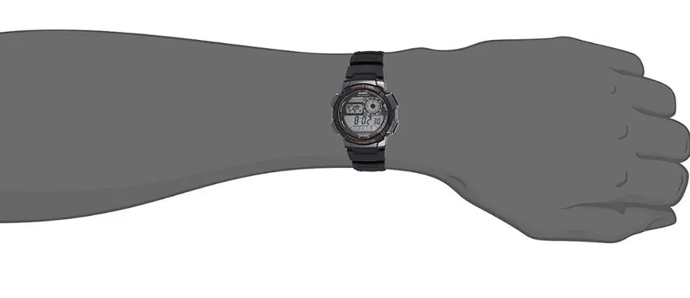 Мужские часы Casio цифровые абсолютно новые и 100% Аутентичные полимерные Кварцевые