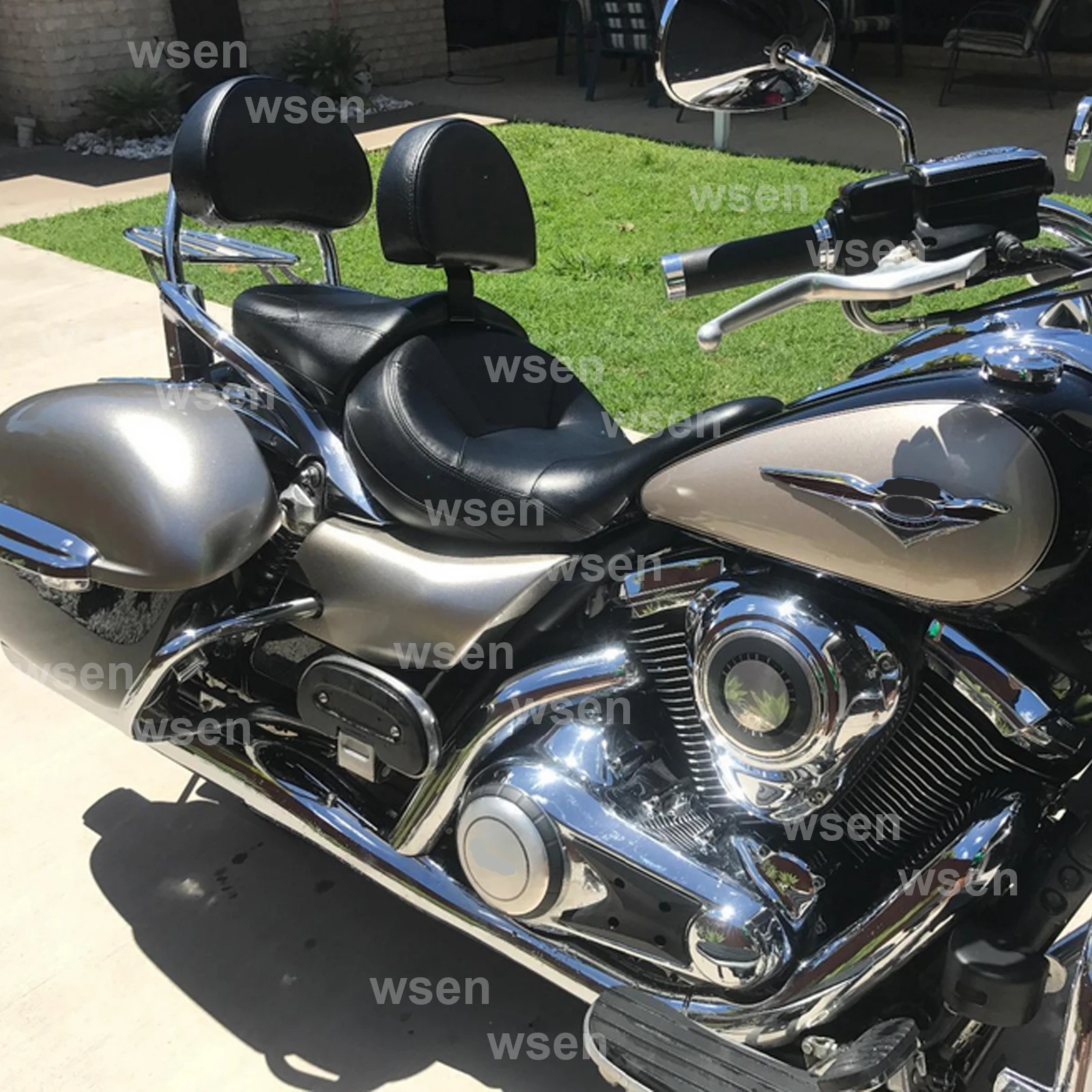 Набор креплений для спинки мотоциклетного водителя быстросъемные сиденья Kawasaki