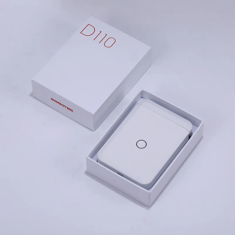 

Портативный термопринтер NIIMBOT D110 для печати этикеток с Bluetooth, принтер для печати карманных штрих-кодов на наклейках, для телефона, офиса