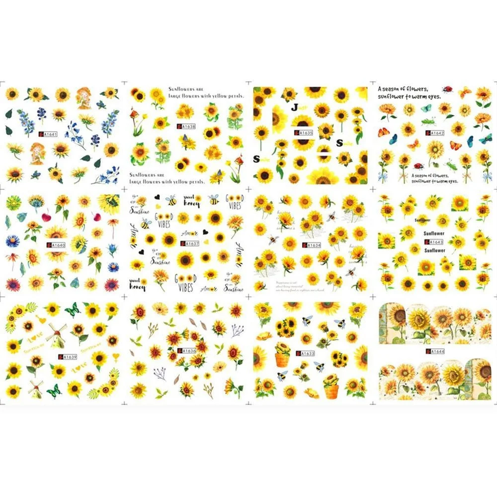 Наклейки для ногтей 12 листов | Красота и здоровье