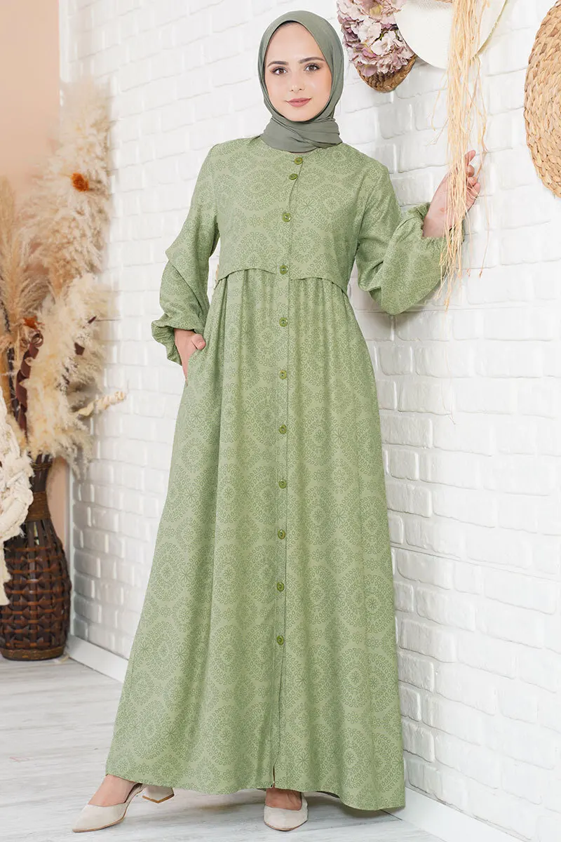 Женское платье-абайя с этническим узором, роскошный кафтан, Дубай, абайя, Турция, Африканский мусульманский хиджаб, длинные платья, скромные...