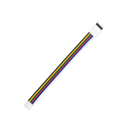 

RGBWW разъем 6-pin с 15 см кабель для RGBWW Светодиодные ленты