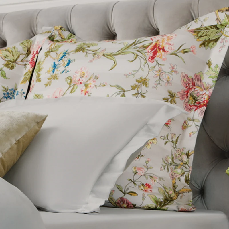 Комплект постельного белья Ecotex Новеллика Марелла 100% хлопок | Евро 1.5 сп 2 Дом и сад