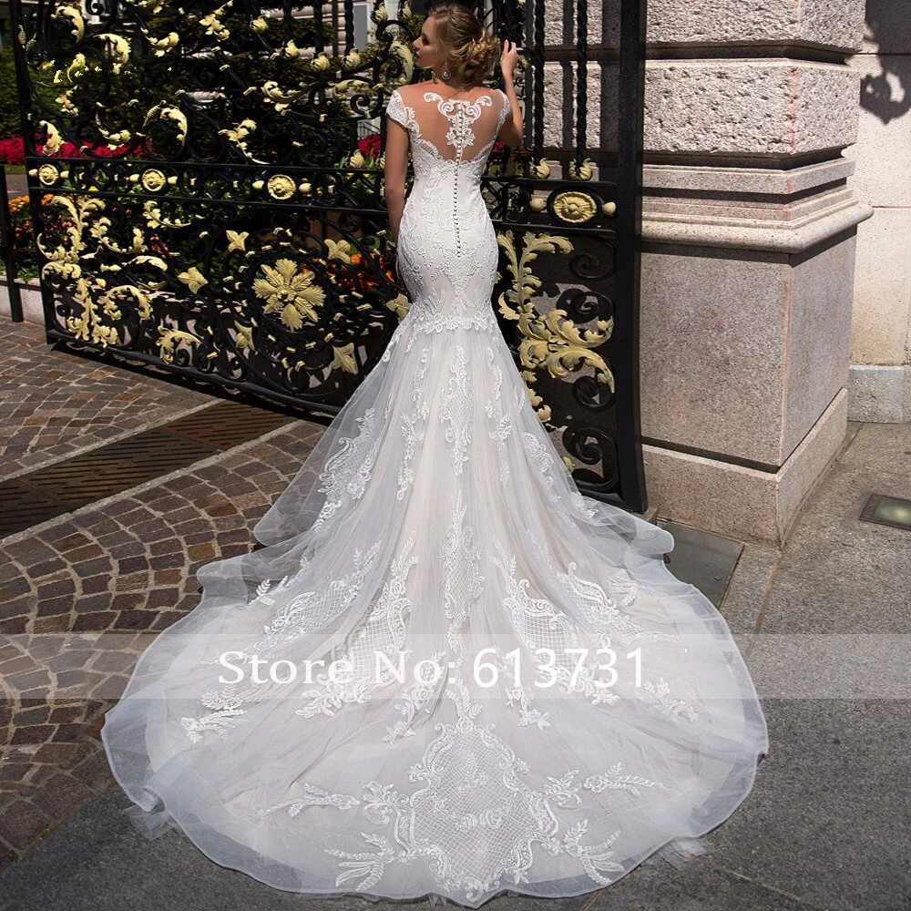 Новые модные свадебные платья русалки 2019 с открытыми плечами длиной до пола