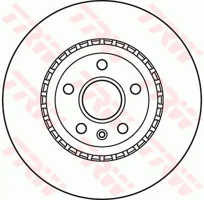 Brake disc OPEL INSIGNIA 08-/SAAB 9-10-R18 &quotfront vent. D = 337mm. TRW DF6113S | Автомобили и мотоциклы