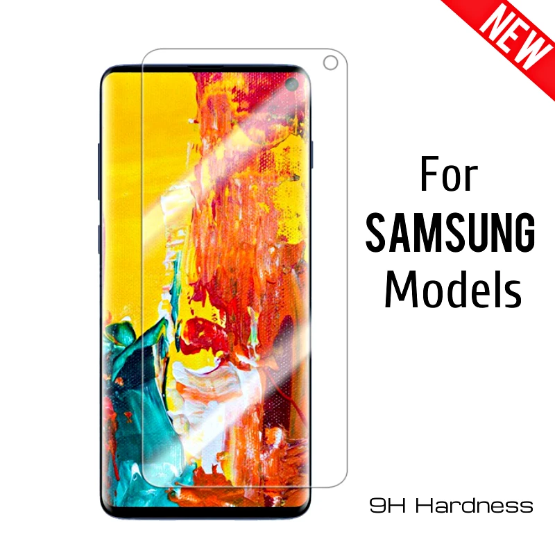 Закаленное стекло с полным покрытием для Samsung S10 5G S9 S8 Plus S7 S6 Edge to оригинальная