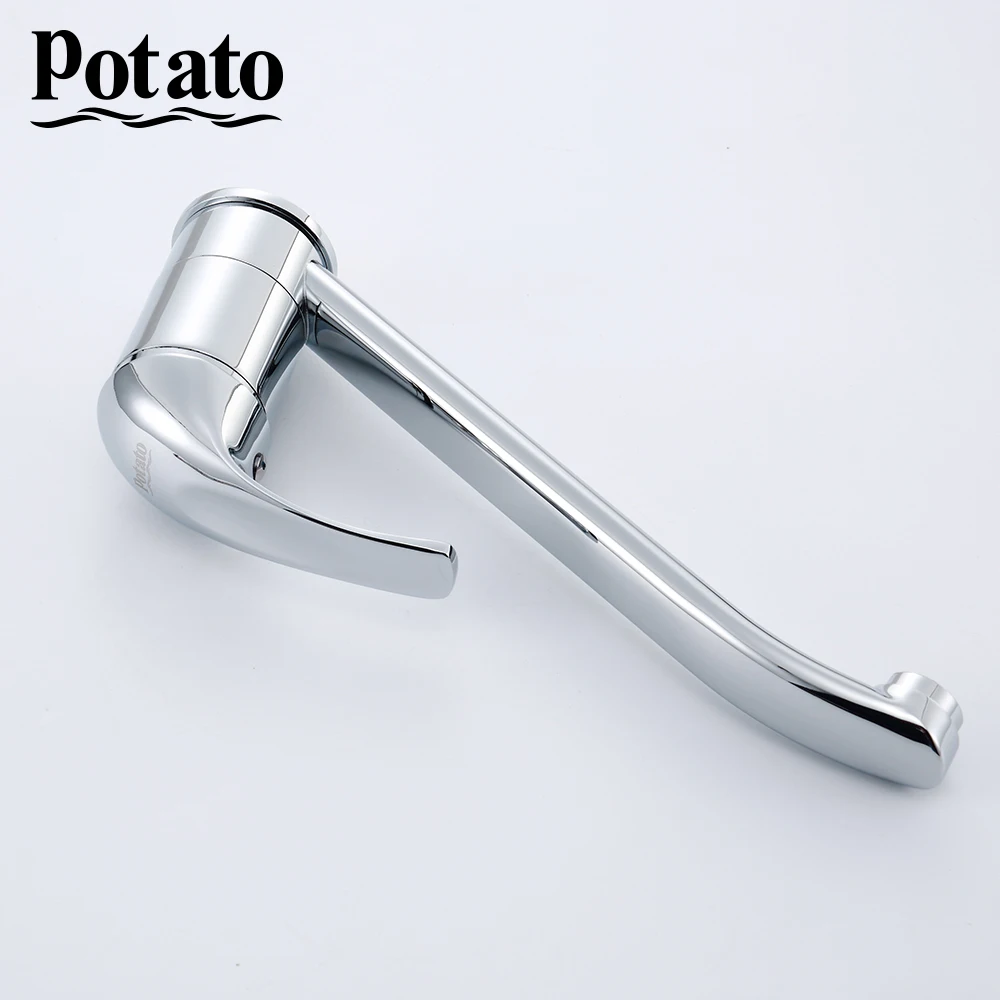 Potato Kitchen Faucet Classic Pull Out Modern Polished Chrome plated Single Handle Swivel Spout Vessel Sink Mixer Tap p4204p4504 |
