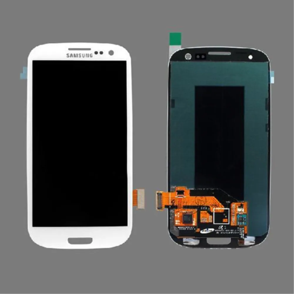 Дисплей (жк-экран) в сборе для Samsung Galaxy S3 III/I9300/I535/I747/L710/T999 - Белый (OEM) | Мобильные