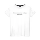 Женская футболка хлопок Май инглиш из бед