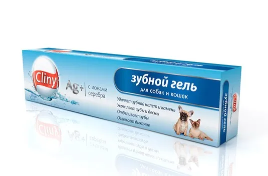 Клини Зубной гель для кошек и собак 75 мл