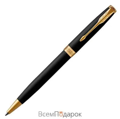 Parker Sonnet Core - Matte Black GT шариковая ручка M BL