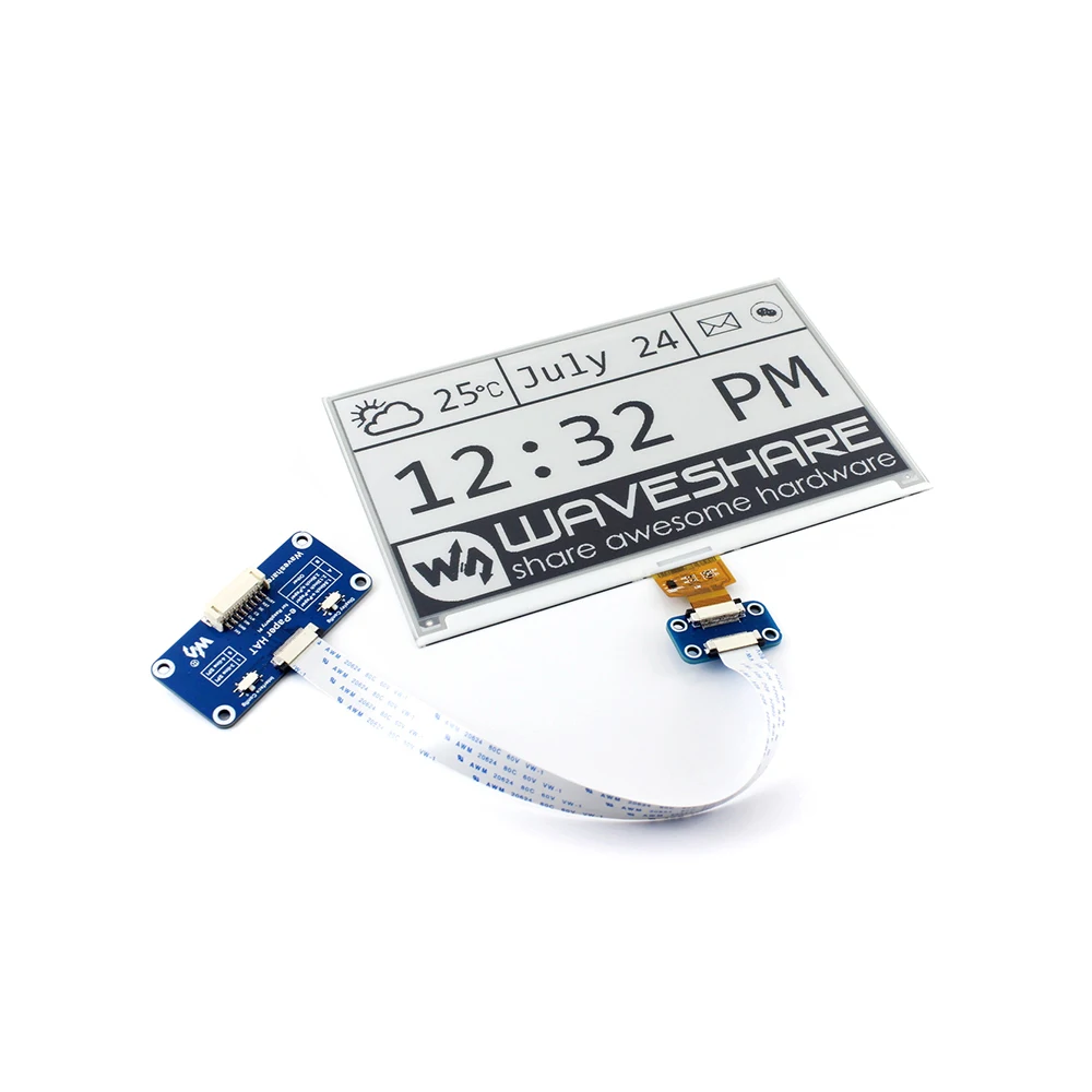 7 5 дюймовый e-бумага e-Ink E Paper Eink экран модуль дисплея шляпа для Arduino RPI Raspberry Pi Zero W WH 3B