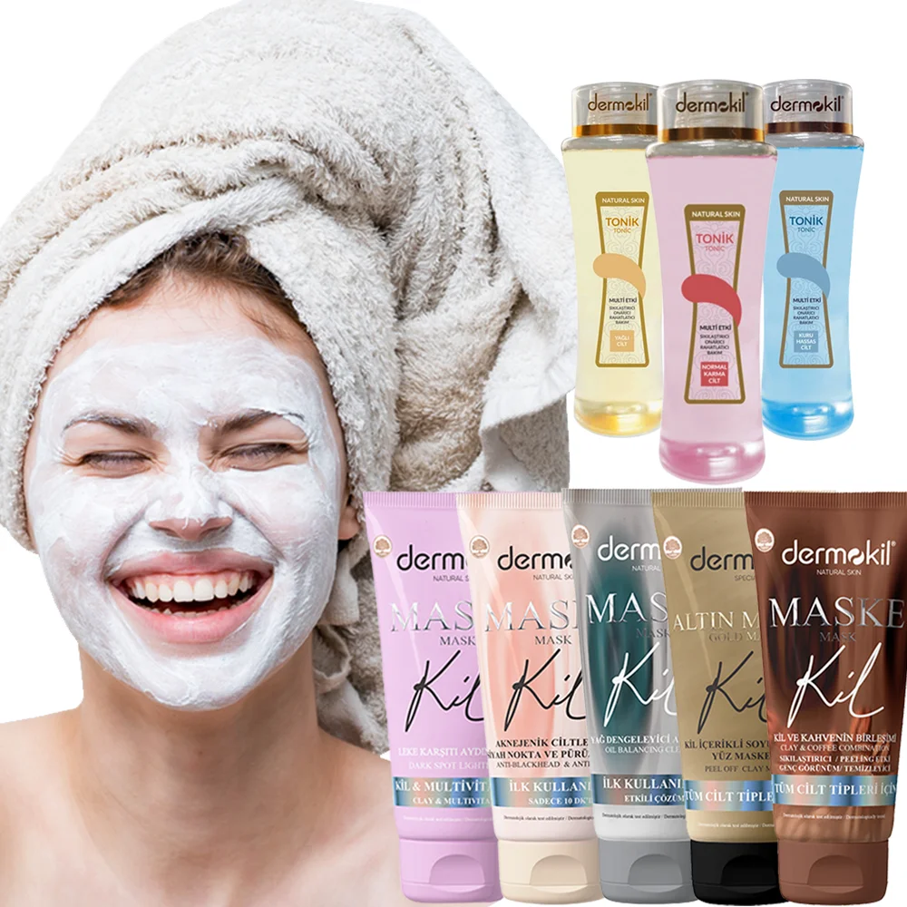 Dermokil Натуральная глина маска Глубокая очистка лица зимняя увлажняющая грязь