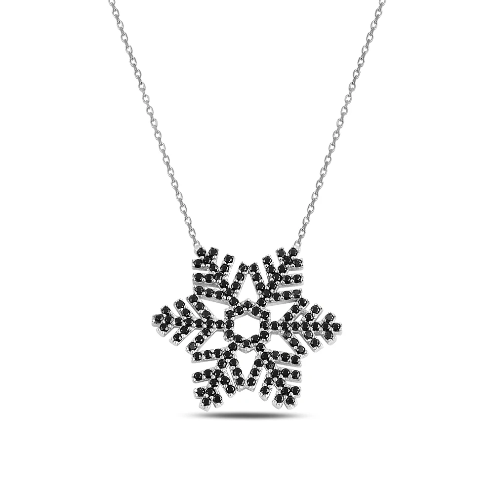

Silver Snowflake Necklace