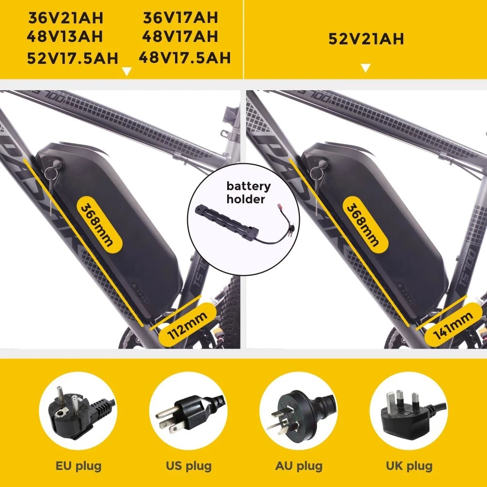Bafang двигатель 1000 Вт 48 В/52 в BBSHD BBS03 мотор среднего привода электрический Ebike