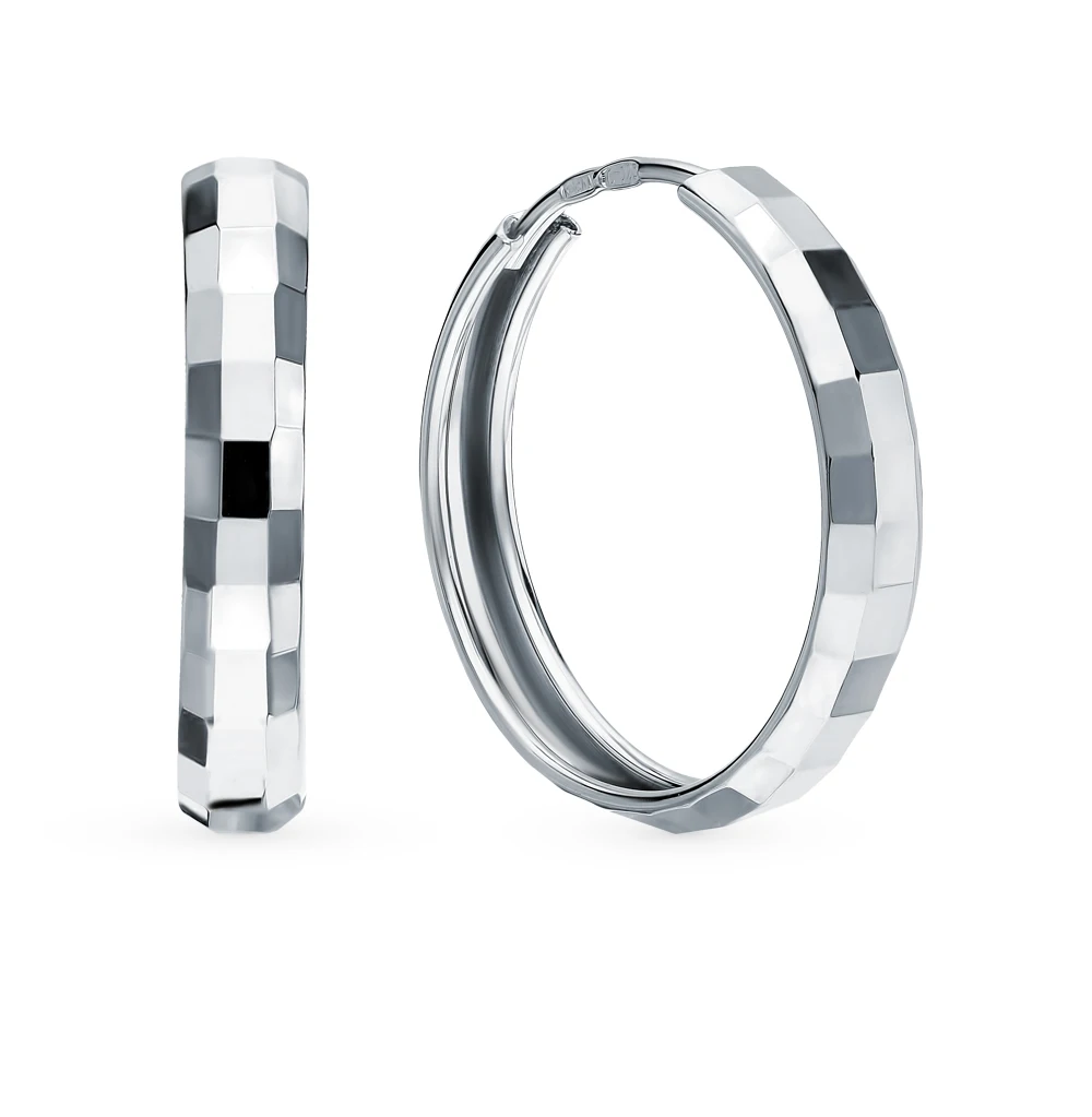 Серебряные серьги SUNLIGHT проба 925|Серьги-клипсы| |