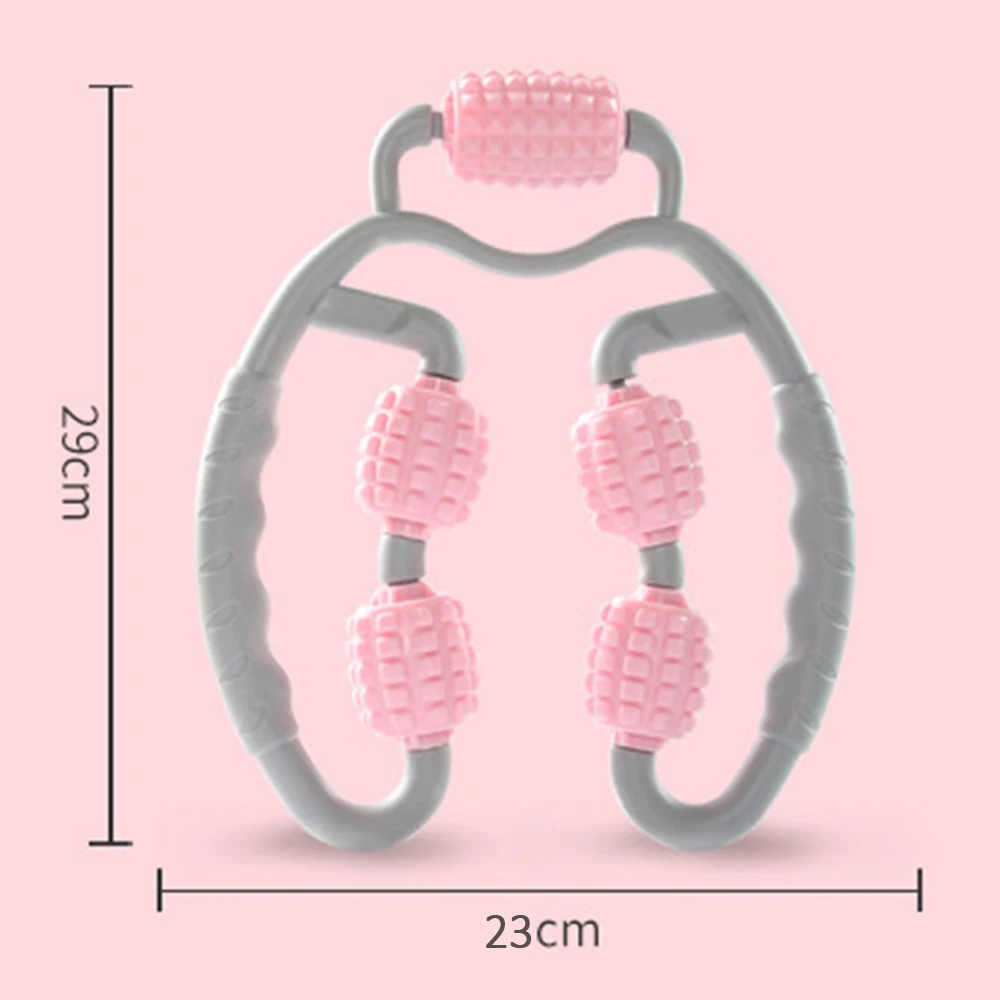 Массажер на 360 ° релаксационный ролик для мышц ног кольцевой зажим Массажная