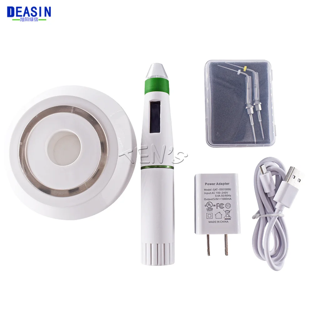 

Dental Heated Pen Obturation System Percha Gutta Tips Wireless Filling Endo Instrument + 2 Tips