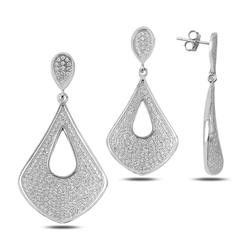 

Silver 925 Sterling Zircon Cubic Zirconia Set