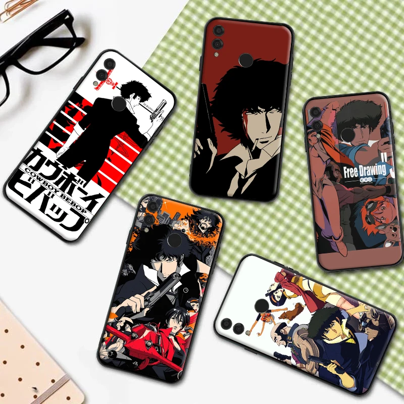 

Anime Cartoon Space Cowboy Bebop Phone Case For Huawei Honor 7X 8X 8C 9 V9 9X 9 Lite 10 V10 10i V20 20i 30 Lite Back Cover