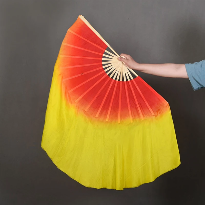 Одна пара шелковых Фата для танца живота легкий вес из натурального светильник