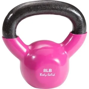 Гиря Body Solid 3 6 кг (8lb) обрезиненная розовая KBV(KVC)8 | Спорт и развлечения
