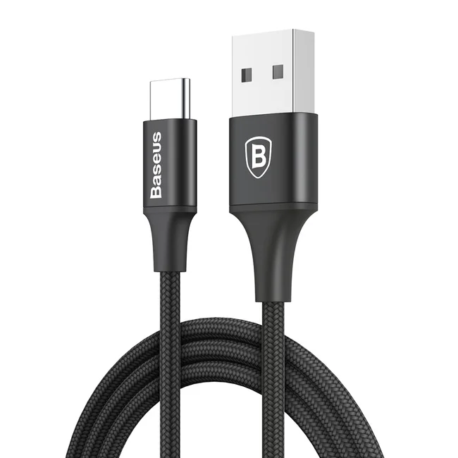 Кабель Baseus Rapid Series Type-C Cable （Indicator light）2M Black CATSU-C01 | Мобильные телефоны и аксессуары