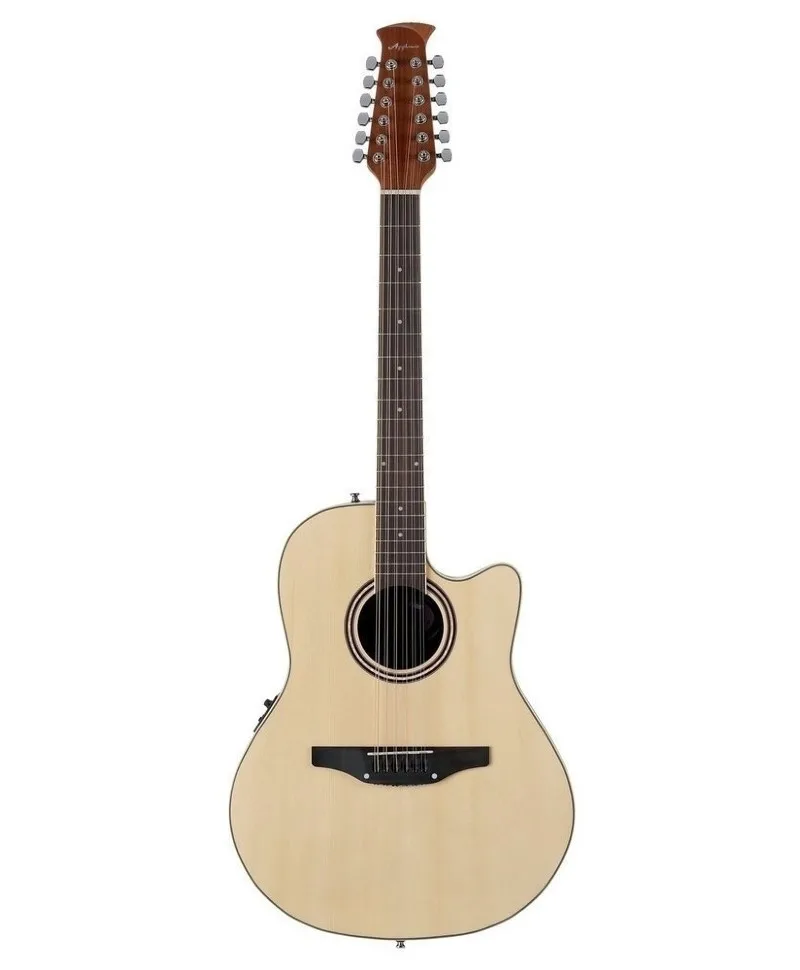 12-струнная электроакустическая гитара OVATION APPLAUSE AB2412II-4 Balladeer Mid Cutaway Natural | Спорт и