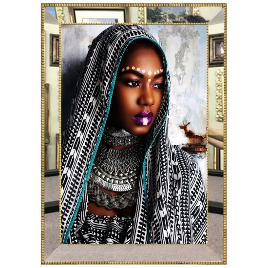 

Luxury Mirror Framed Digital Canvas Painting 60 * 80 cm