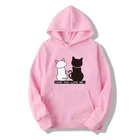 Толстовка Женская повседневная с капюшоном, Модный свитшот для мужчин и женщин, пуловер, топы с капюшоном в стиле Харадзюку, Худи оверсайз, одежда для женщин