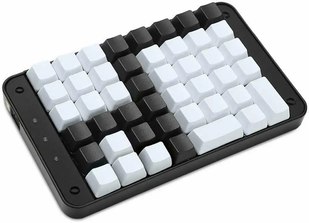 Single-Handed Mechanical Keyboard All 46 Programmable Keys Tools Gaming Keypad 8 Macro Keys with Cherry MX Black Switches