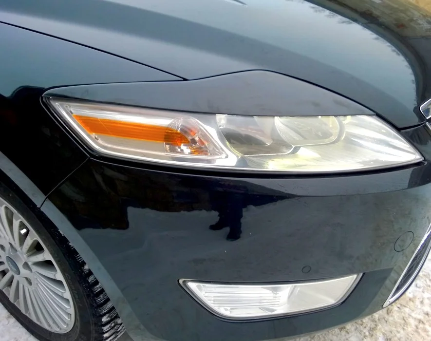 Для Форд Мондео 4 накладки на фары ресницы реснички брови фонари свет пластик 2007