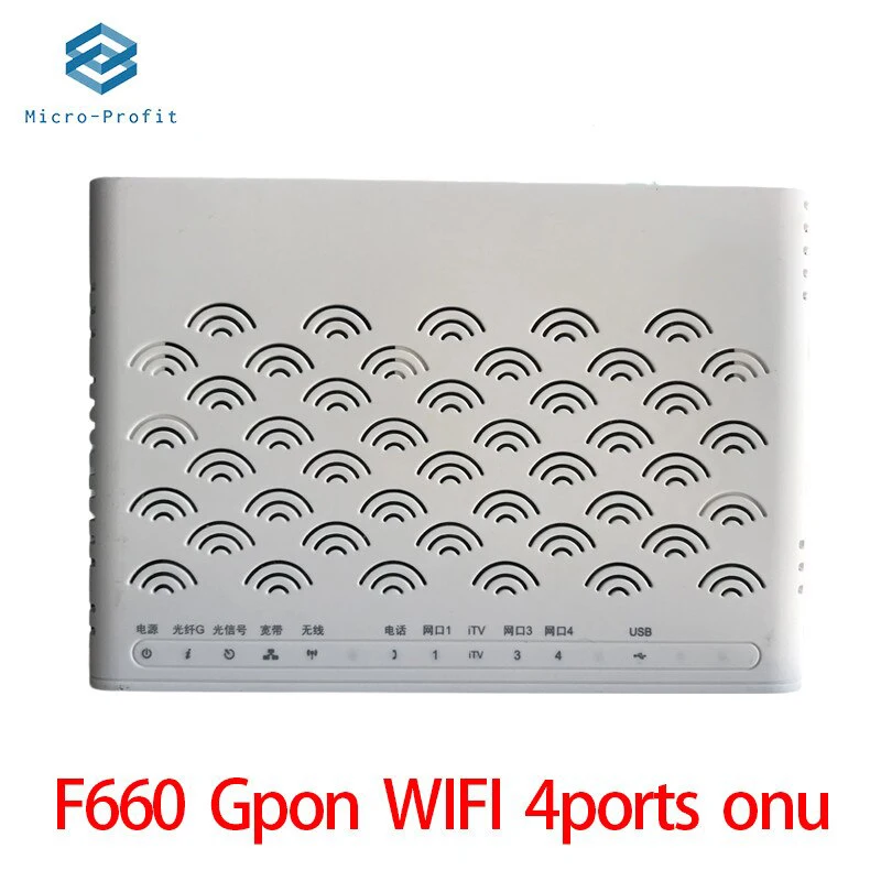 

6 шт./лот Б/у F660 onu gpon WIFI ont GPON ONU Бесплатная доставка 100% оригинальные Бесплатная доставка