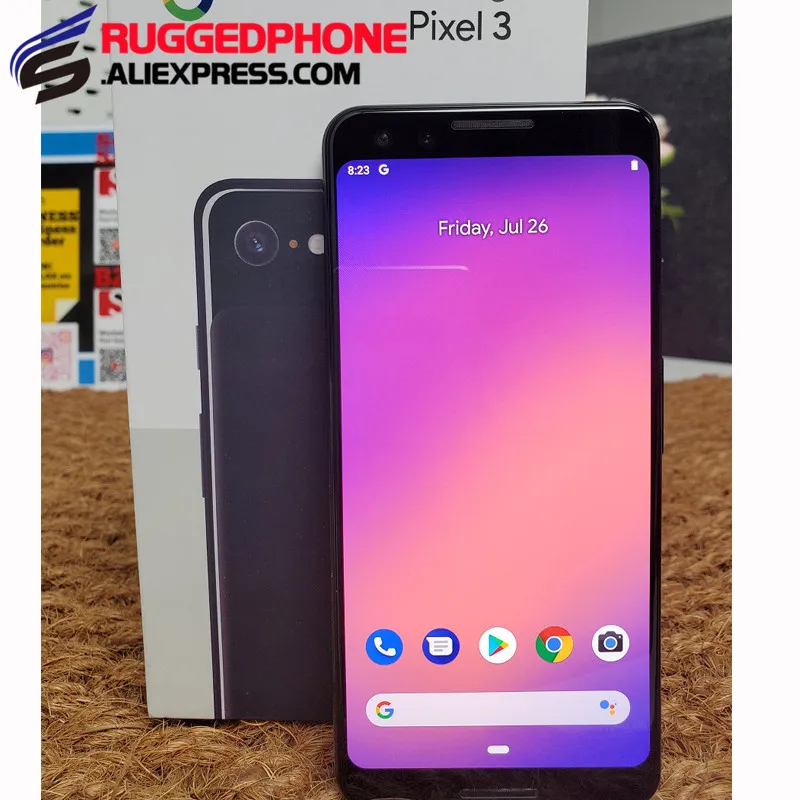 Google Pixel 3 Восьмиядерный LTE мобильный телефон 5," 4 Гб ОЗУ 64 Гб ПЗУ Snapdragon 845 Google смартфон