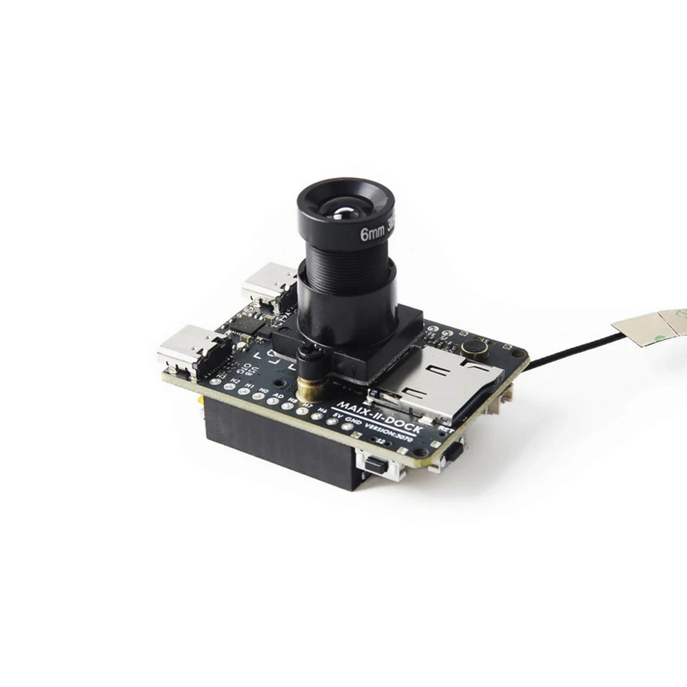 Фото Док-станция Sipeed Maix-II M2 Allwinner v831 SOC глубокое обучение AI + IOT Linux 1080p Визуальная демонстрационная плата №2