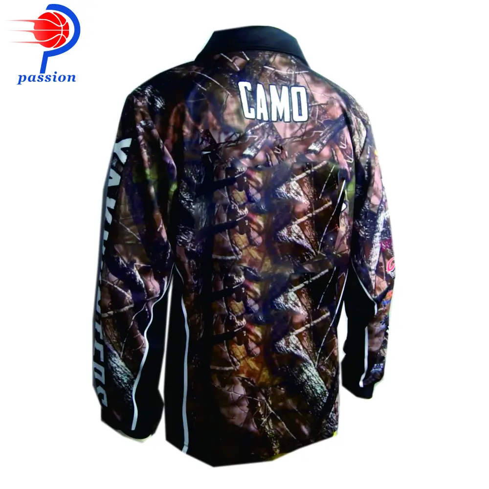 Популярные сублимированные камуфляжные Джерси для рыбалки|Поло тренировок и