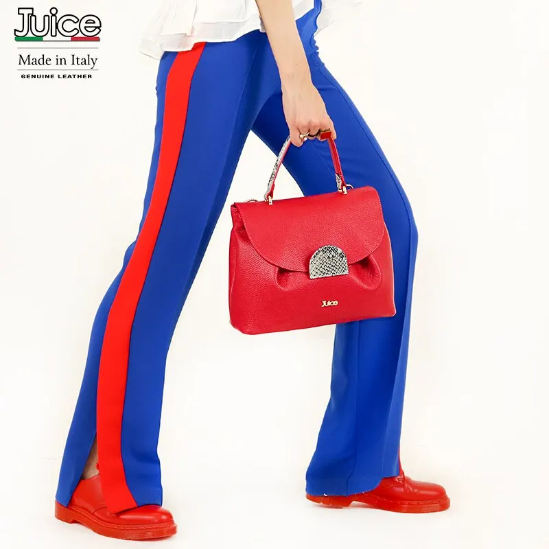 Бренд JUICE сумка из натуральной кожи Сделано в Италии через плечо 112086 | Багаж и